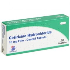 Cetirizine Hayfever & Allergy Tablets 30 Tablets