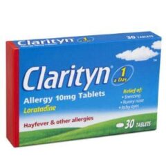 Clarityn Loratadine Allergy Relief 10mg - 60 tablets