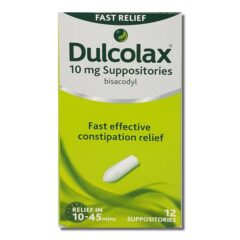 Dulcolax 10mg Suppositories - 12 suppositories