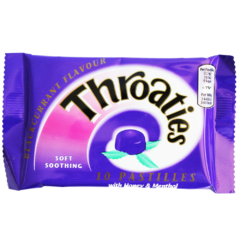 Throaties Blackcurrant Pastilles - 10 Pastilles