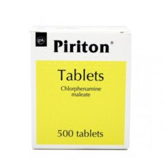 Piriton (Chlorphenamine) Antihistamine Tablets - 500 tablets