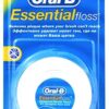 Oral B Essential Dental Floss Waxed Mint (50MTR)