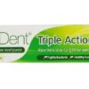 Aloe Dent Triple Action Non Fluoride Toothpaste 100ml Pack
