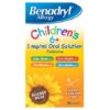 Benadryl Allergy Relief 1mg Solution Childrens 6+ 70ml Pack