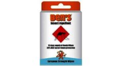 Bens Wipes Insect Repellent Wipes Pack of 15