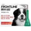 Frontline Plus Spot On Extra Large Dog Pipettes Pack of 3 Pc
