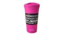 GoSili Silicone 16oz To-Go Coffee/Tea Cup Hot Pink