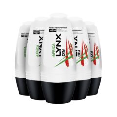 Lynx Africa Anti-Perspirant Deodorant Roll-On 6Pc Pack 50ml