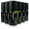 Lynx Africa Body Spray Deodorant 6 Pack 150mlx6Pc Pack