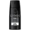 Lynx Body Spray & Deodorant Black 150ml Pack