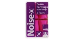 Noise-x Earplugs Foam Bullet 2 Pairs Pack