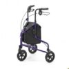 Patterson Tri Wheel Walker Lightweight Aluminium Purple
