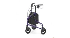 Patterson Tri Wheel Walker Lightweight Aluminium Purple