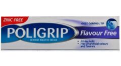 Poligrip Flavour Free Denture Fixative Cream 40g Pack