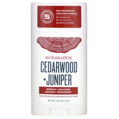 Schmidt's Natural Sensitive Deodorant Stick Cedarwood and Juniper 58ml Pack