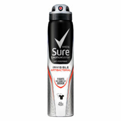 Sure For Men Antiperspirant Invisible Antibacterial 250ml Pack