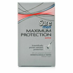 Sure Men Maximum Protection Active Anti-Perspirant Deodorant Stick 45ml Pack