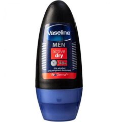 Vaseline Men Antiperspirant Roll On Active Dry 48hr 50ml Pack