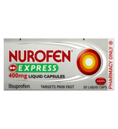 Nurofen Express Liquid Capsules 400mg pack of 20