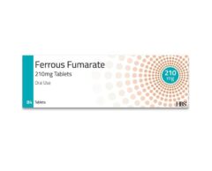 Ferrous Fumarate 210mg Tablets - Pack of 84