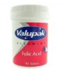 Valupak Folic Acid Tablets 400mcg - Pack of 90