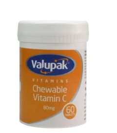 Chewable Vitamin C Tablets 80mg - Pack of 60