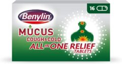 Benylin Mucus Cough & cold All In One 16 Tablets