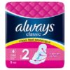 Always Classic Maxi Pads Size 2 Pack of 9