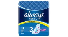 Always Classic Night Size 3 Pads Pack of 8