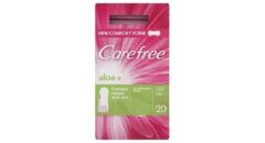 Carefree Panty Liners Breathable Aloe Pack of 20