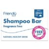 Friendly Soap Shampoo Bar Fragrance Free 95g Pack