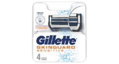 Gillette SkinGuard Sensitive Razor Blades Pack of 4 Nos