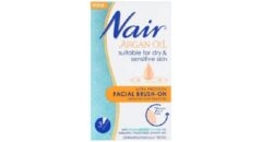 Nair Facial Brush On Hair Remover with Argan Oil 50ml Pack