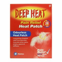 Deep Heat Patches 4 pack