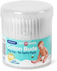 Dimple Softs Gentle Fliptop Cotton Buds (200s)