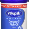 Valupak Supplements Omega-3 Fish  oil 90 Capsules