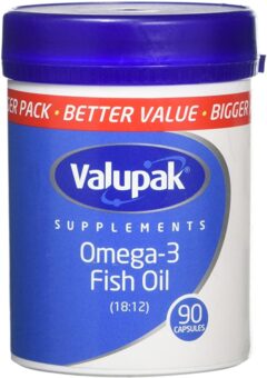 Valupak Supplements Omega-3 Fish  oil 90 Capsules