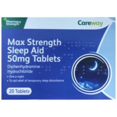 Careway Sleep Aid 50mg 20 Tablets