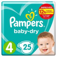 Pampers Baby Dry Maxi Size 4 Pack (25)