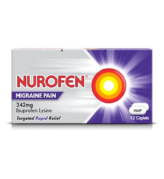 Nurofen Migraine Pain 342mg pack 12