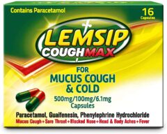 Lemsip Cough Mucus 16 Capsules