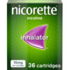 Nicorette Inhalator 15mg Cartridge Pack (36)
