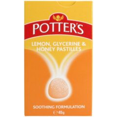 Potter's Lemon , Glycerine & Honey Pastilles 45g